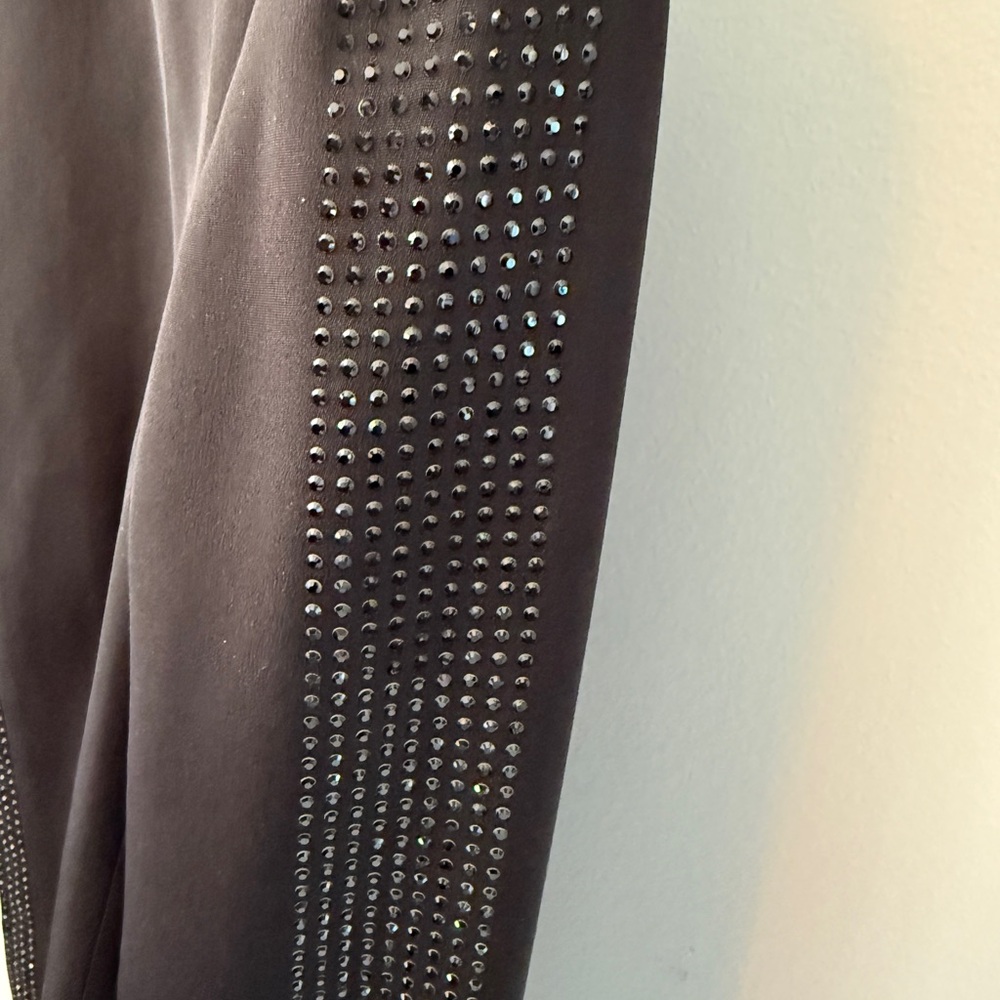 Escada Black silk studded zip up evening jacket Sz 40 - Picture 3 of 7